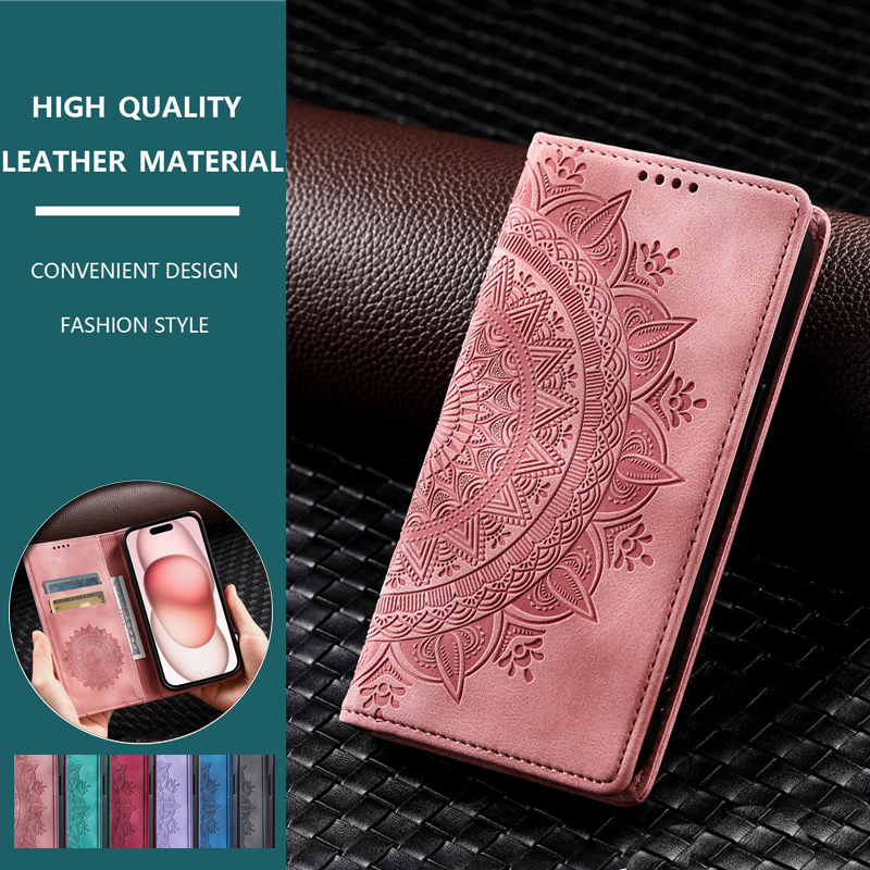 Xl Luxury Bags - Leather Flip Cover Totems Case For