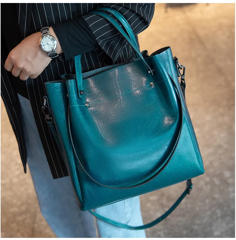Genuine Leather Tote Bag for W - Xl Luxury Bags recensione e prezzo