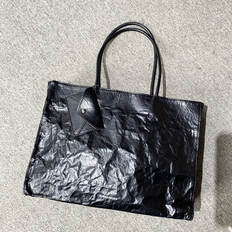 Korean Casual Kraft Paper Tote - Luxury Bags Korea recensione e prezzo