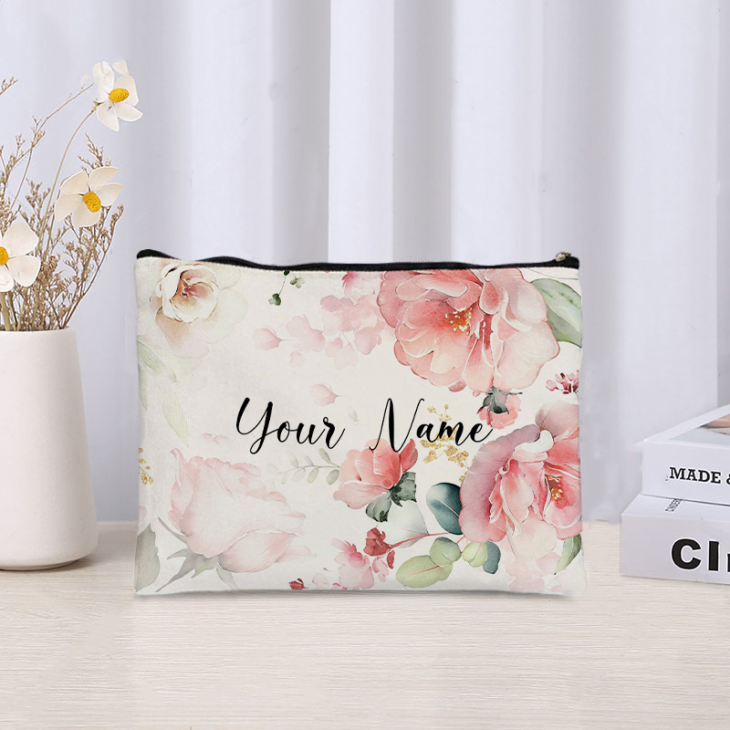 Custom Name Florals Travel Mak - Luxury Ziploc Bags recensione e prezzo