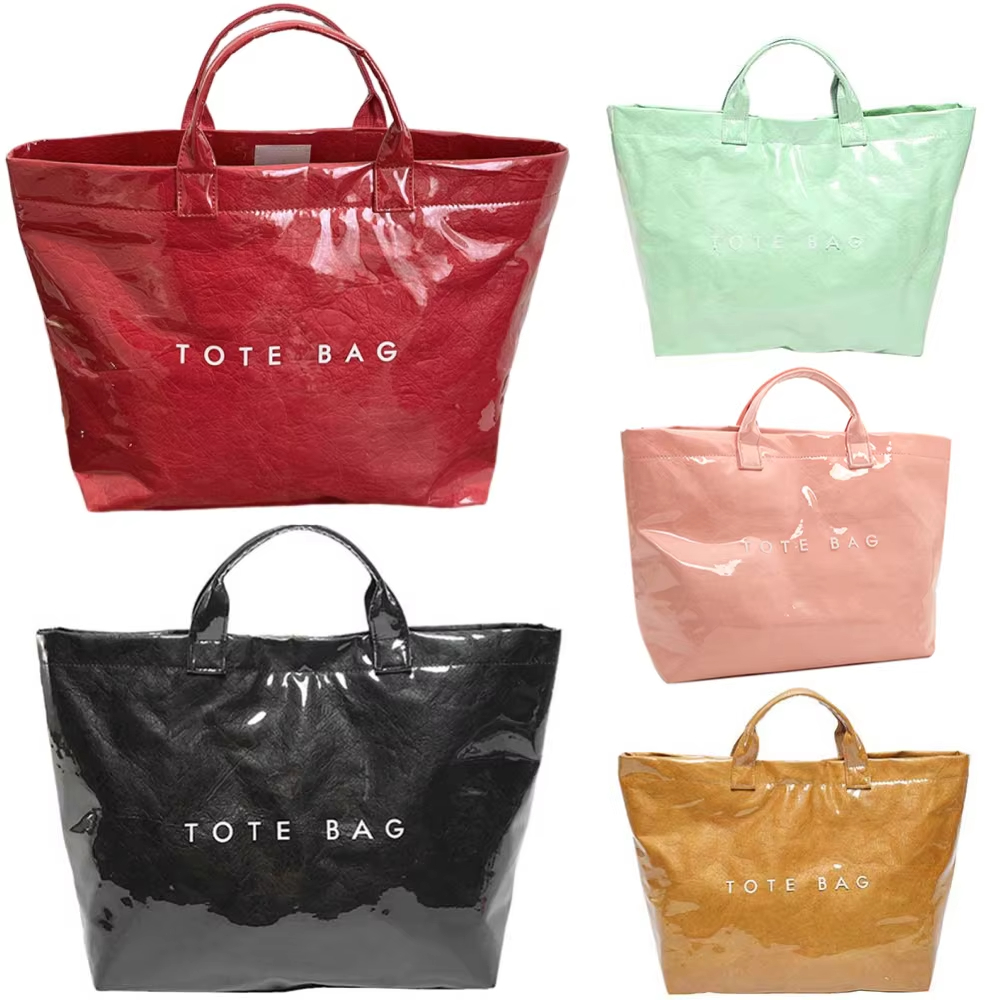 Solid Color Tote Bag,PVC Kraft - Xl Luxury Bags recensione e prezzo
