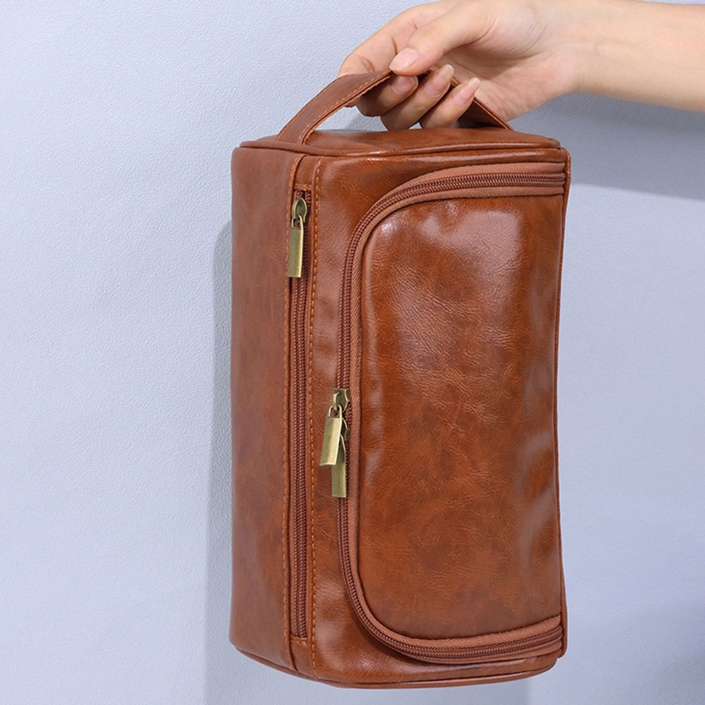 Multifunctional PU Leather Men - Luxury Ziploc Bags recensione e prezzo