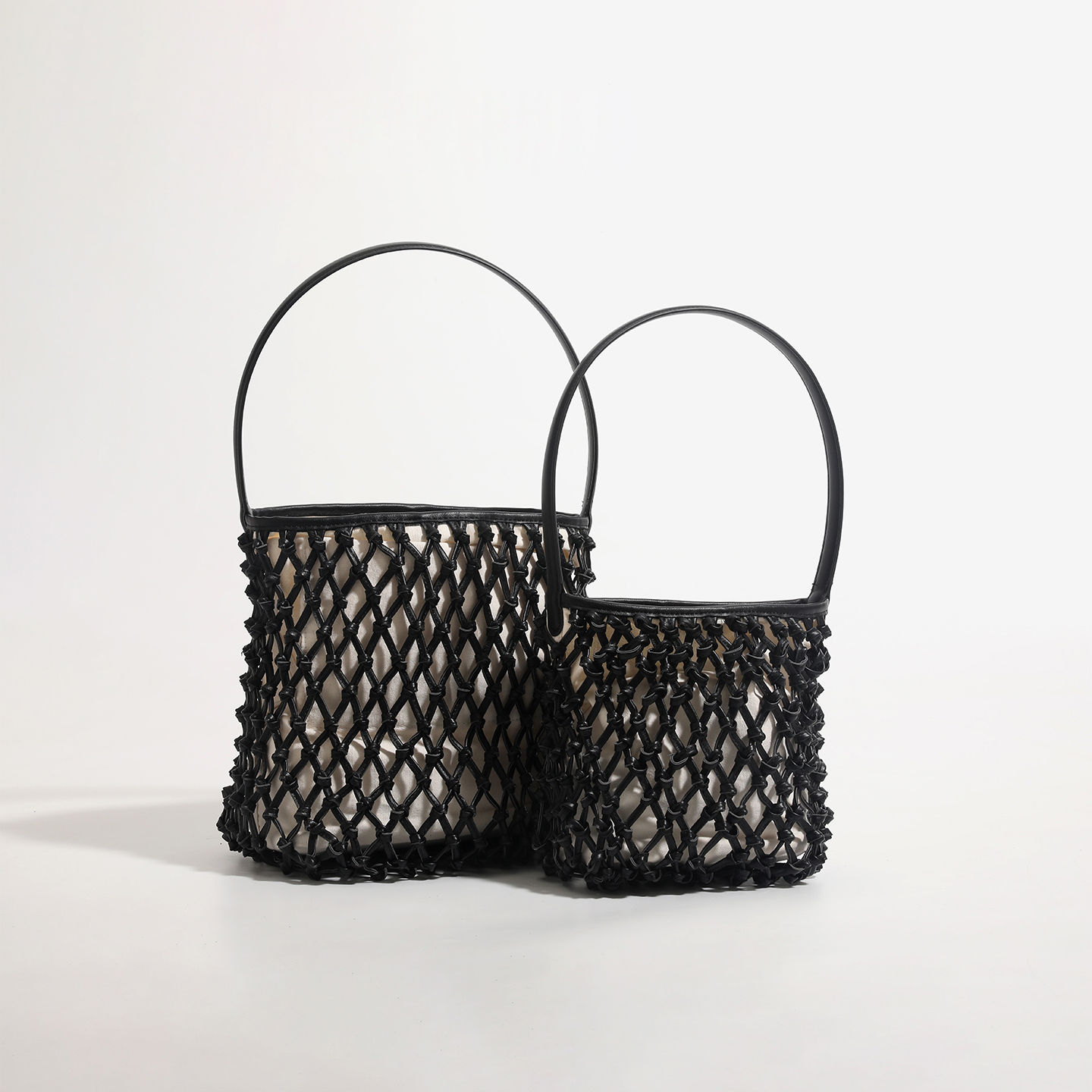 Elegant Woven Hollow Bucket Ba - Luxury Bags Medium Size recensione e prezzo