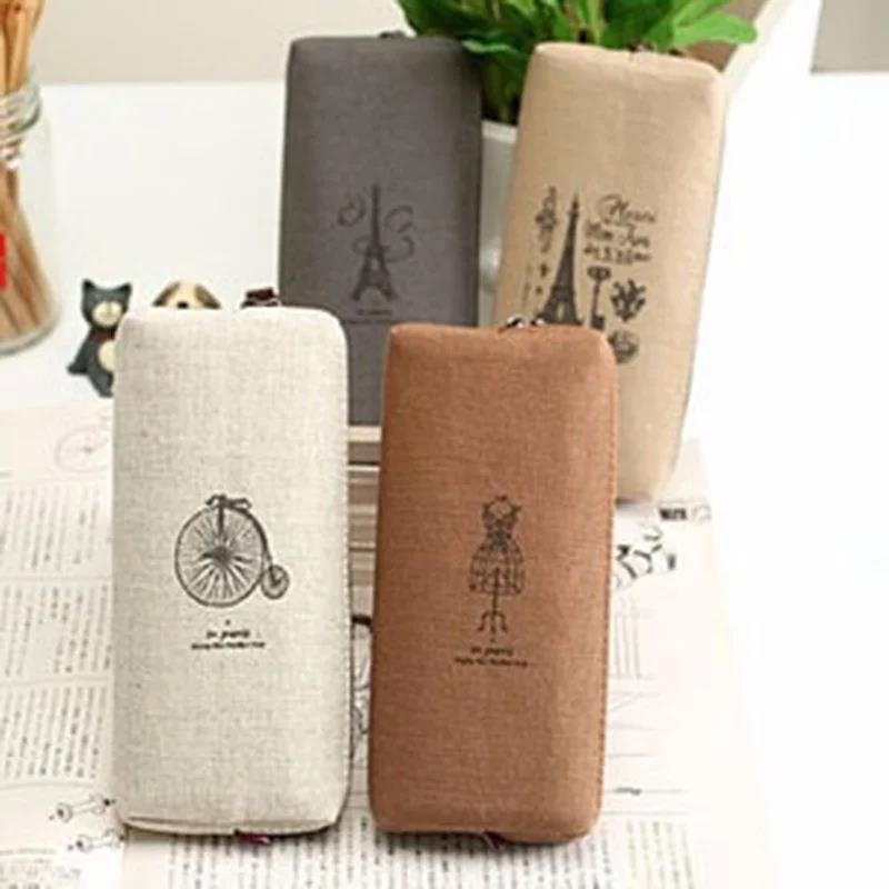 Vintage Retro Linen Pen Bag El - Luxury Bags Paris recensione e prezzo