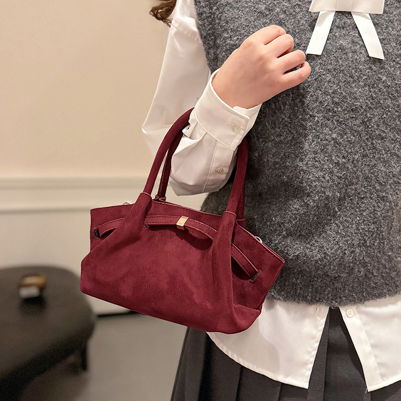 MOODS Burgundy Round Top-handl - Luxury Bags Medium Size recensione e prezzo